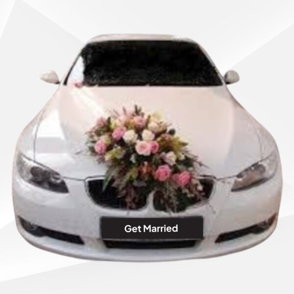 bunga mobil pengantin